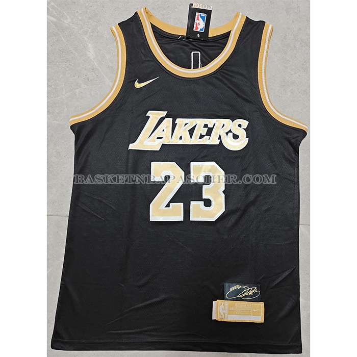 Maillot Los Angeles Lakers LeBron James Select Series Or Noir